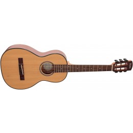 Adam Black P-3 Parlour Acoustic Guitar Natural Angle