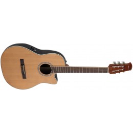 Ovation Applause AB24CII Mid Cutaway Nylon Cedar Front