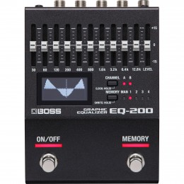 Boss EQ-200 Graphic Equaliser Pedal Front