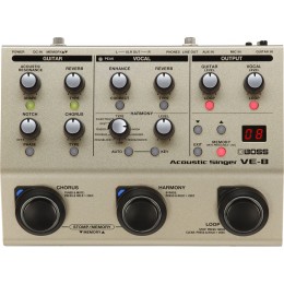 BOSS VE-8 Acoustic Singer Effects Pedal