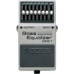 Boss GEB-7 Bass Seven-band EQ Pedal Front