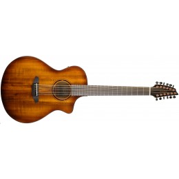 Breedlove Pursuit Exotic S Concert Amber 12-String CE Myrtlewood Front