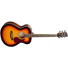 Brunswick BF200 Folk Acoustic Guitar Sunburst Gloss Front