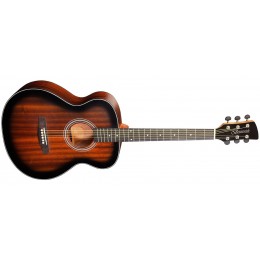 Brunswick BF200 Folk Acoustic Guitar Tobacco Burst Satin Front