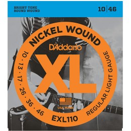 D'addario EXL110 Light 10-46 Electric Guitar Strings