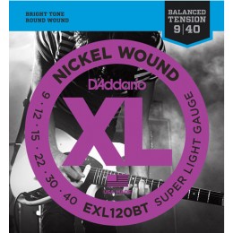 D'addario EXL120BT Electric Guitar Strings Balanced Tension