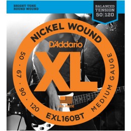 D'Addario EXL160BT Balanced Tension Nickel Bass Strings
