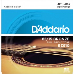 D'Addario EZ910 85/15 Great American Bronze Wound Light 11-54