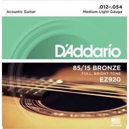 D'Addario EZ920 85/15 Bronze Acoustic Strings