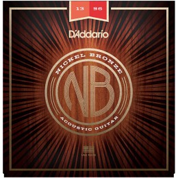 D'Addario Nickel Bronze Wound NB1356 Acoustic Strings 13-56