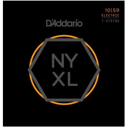 D'Addario NYXL1059 set of 7 Guitar Strings