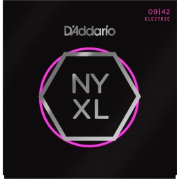 D'Addario NYXL0942 Nickel Wound, Super Light, 09-42