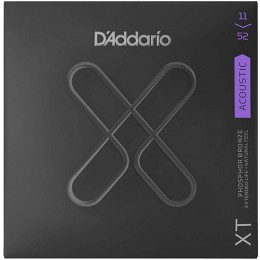 D’Addario XTAPB1152 XT Phosphor Bronze Acoustic Guitar Strings Custom Light 11-52 Front