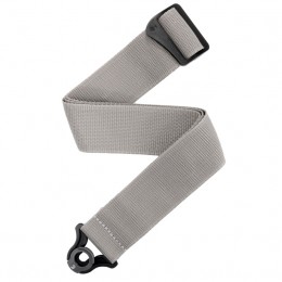 D’Addario Auto Lock Guitar Strap Silver