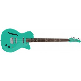 Danelectro Vintage '56 Baritone Guitar Dark Aqua Front