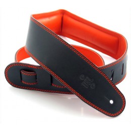 DSL GEG25-15-5 Leather Strap Black with Orange Backing 2.5 Inches