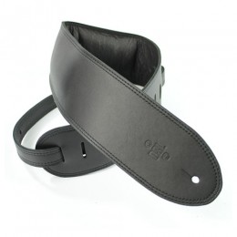 DSL Straps Leather 3.5 Inch Padded Garment Black Black GEG35-15-1 Main