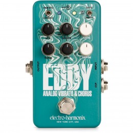 Electro Harmonix Eddy Vibrato/Chorus Pedal Front