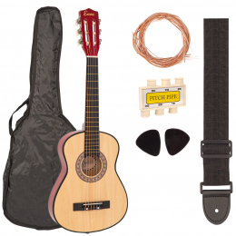 Encore 1/2 Size Classical Guitar Pack Natural Main