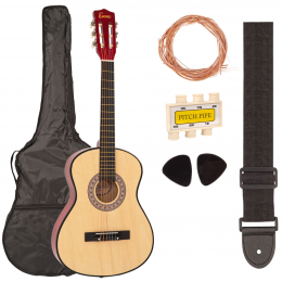 Encore 3/4 Size Classical Guitar Pack Natural Pack