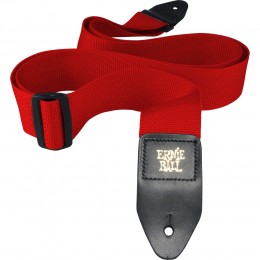 Ernie-Ball-Polypro-Guitar-Strap-Red