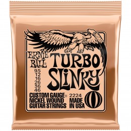 Ernie Ball Turbo Slinky Nickel Wound Electric Guitar Strings 9.5-46 Gauge Front