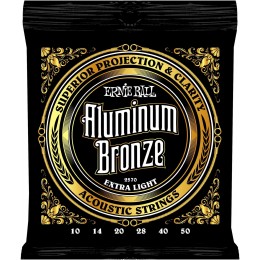 Ernie Ball Aluminium Bronze Strings Extra Light 10-50