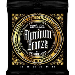 Ernie Ball Aluminium Bronze Strings Medium Light 12-54