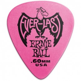 Ernie Ball Everlast Picks Pink .60mm Bag Of 12 Main