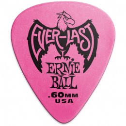 Ernie Ball Everlast Picks Pink .60mm Bag Of 12 Main