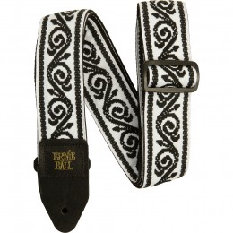 Ernie Ball Jacquard Guitar Strap Black Vine