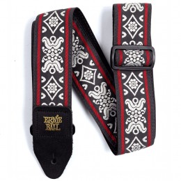 Ernie Ball Jacquard Strap - Blackjack Red