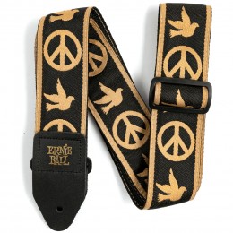 Ernie Ball Jacquard Guitar Strap Peace Love Dove