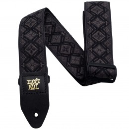 Ernie Ball Jacquard Guitar Strap Regal Black 1