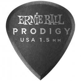 Ernie Ball Mini Prodigy Picks Black 1.5mm Bag of 6 Main