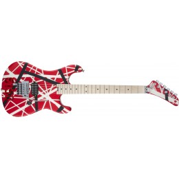 EVH Striped Series 5150 Red, Black and White Stripes