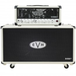 EVH 5150III 50 Watt Head with 5150III 2x12 Cabinet in Ivory