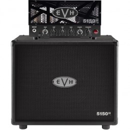 EVH 5150III LBX-S Head With 5150III Straight Cabinet Black Half Stack Pack Main