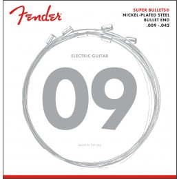 Fender 3250L Super Bullets Electric Guitar Strings Light 9-42