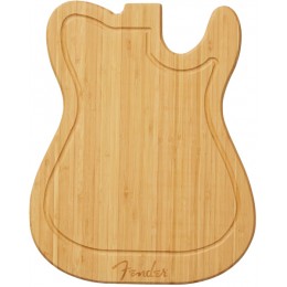 Fender Bamboo Tele Chopping Cutting Board