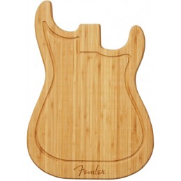 Fender Strat Bamboo Chopping Cutting Board