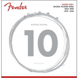 Fender 250R Super 250 Nickel Plated Steel Regular Electric Guitar Strings 10-46