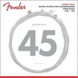 Fender 7250M Nickel Plated Steel Bass Strings Medium Long Scale 45-105