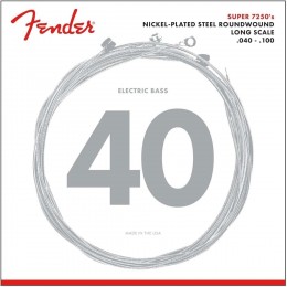 Fender 7250ML Nickel Plated Steel Bass Strings Medium Light Long Scale 45-100