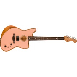 Fender Acoustasonic Player Jazzmaster Shell Pink Front