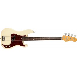 Fender American Professional II Precision Bass Olympic White Rosewood Tortoiseshell Front