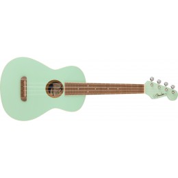 Fender Avalon Tenor Ukulele Surf Green Front