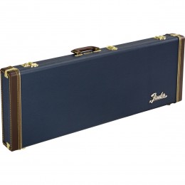 Fender Classic Series Wood Case Strat Tele Navy Blue Front