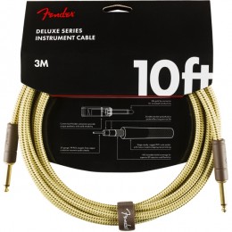 Fender Deluxe Series Instrument Cable 10 Foot Tweed