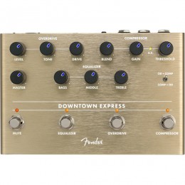 Fender Downtown Express Bass Multi Effect Pedal Front